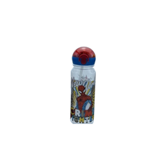 Kids Water Bottle with Straw Spider-Man Design Red | LZ-23122-6-2