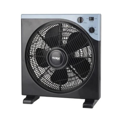 Zilan Floria 12″ Box Fan 40W, 3 Speed Settings – Black Finish | ZLN2355