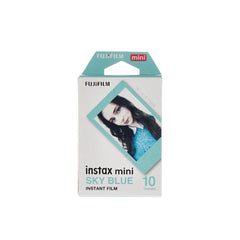 Fujifilm Instax Mini Sky Blue Film - 10 Sheets | FUJFMINSTAXMINI1PKBLUFRA