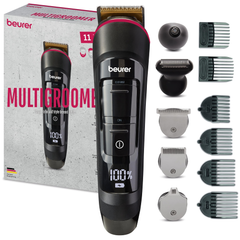 Beurer MN 9X Limited Edition MultiGroomer - Waterproof Body Grooming Kit with 11 Attachments | MN 9X LE