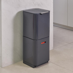 Joseph Joseph Totem Compact 40L Waste & Recycling Bin - Graphite | 30065