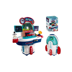 Kids Space Explorer Playset with Rocket & Control Station – Multicolor | 008-502