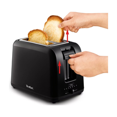 Tefal Black Toaster with Pastry Warming Rack | TT1A2810