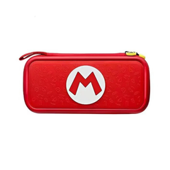 3D Pattern Deluxe Hard Protective Carrying Bag for Nintendo Switch - Super Mario Red
