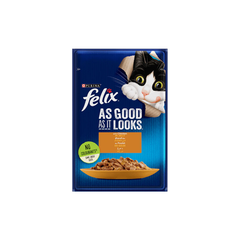 Felix As Good As It Looks with Plaice Cat Food 85g | 206514-P