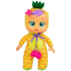 Cry Babies Style Baby Doll with Bottle - Yellow Green | 8838-20