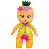 Cry Babies Style Baby Doll with Bottle -Â Yellow Green | 8838-20