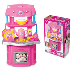 Barbie Chef Kitchen Set Toy with Accessories - Pink Play Kitchen | 01503