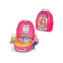 Barbie Market Backpack Play Set with Doll & Accessories - Kids Pretend Play Toy | 03876