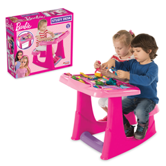 Barbie Study Desk & Chair Set for Kids - Pink Learning Desk Toy | 03049