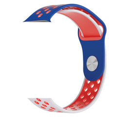 Porodo Sport Silicon Watch Strap France ,compatible with series 7,6 and 5,4,SE, France | PD-FRASTP-BRW