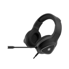 Porodo Gaming RGB Headphone PDX414 — HD 3D Sound Wired Headset | 50mm Drivers, Noise-Cancelling Mic | Black