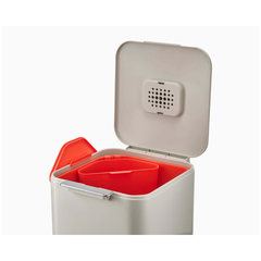Joseph Joseph Totem Compact 40L Waste & Recycling Bin - Stone | 30064
