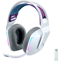 Logitech G733 LIGHTSPEED Wireless Gaming Headset for PS4, PC - White | 981-000883