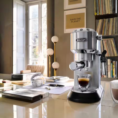 De'Longhi EC685.M Dedica Style 15-Bar Silver Espresso Machine