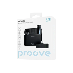 Proove Record Wireless Microphone - Black | PMRC00010202