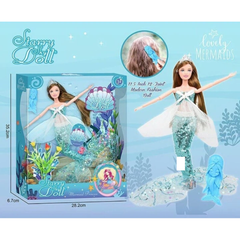 Starry Sky Doll Mermaid Princess – Long Tail Edition with Accessories | SK014A