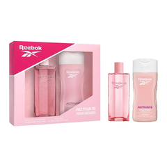 Reebok Activate for Her EDT 100ml and Shower Gel 250ml Women's Fragrance Gift Set PRE166