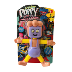 Stretchy Funny Robot Keychain Toy - purple & yellow | SS-6123/5/7/9