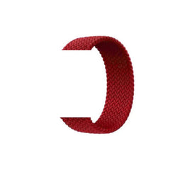 Green Lion Woven Nylon Sport Loop Watch Strap ,Red| GNNSWS45RD