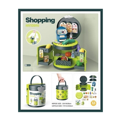 Shopping Handbag Playset – Portable Supermarket Role Play Set (33 PCS) | 19U06