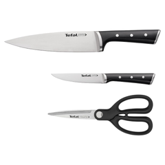 Tefal 3-Piece Knife & Scissors Set | K232S355