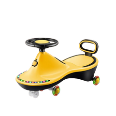 Music & Light Wiggle Swing Ride for Kids - Yellow | 6688-1Y