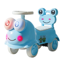 Kids Cartoon Ride-On Car – Blue | ALCC1588B