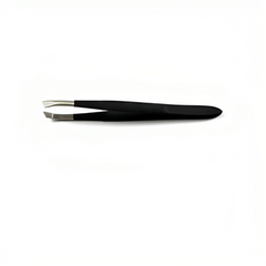 Luna Slant Tip Tweezers (Rubberised Grip) | LU30311