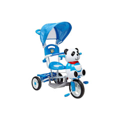 Kids Panda Tricycle with Canopy, Safety Guard & Push Handle | AL15799-5