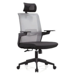 Valencia High Back Chair ,Grey Back+ Black Seat | DZY-A503 (135)
