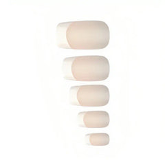 Luna French Nails, Pale Pink & White | LU34131