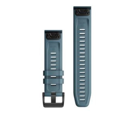 Garmin QuickFit LakeSide Blue Silicone Band For Fenix 6 22 mm | 010-12863-00X