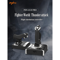 PXN 2119 Pro Flight Simulator Joystick “rocker arm unit” and “throttle valve” with Vibration Function For PS4/Xbox One/Xbox Series X|S/Windows PC