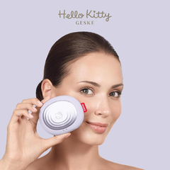 Geske Hello Kitty Sonic Thermo Facial Brush 5 in 1,Purple