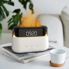 Flame Aroma Diffuser With Clock