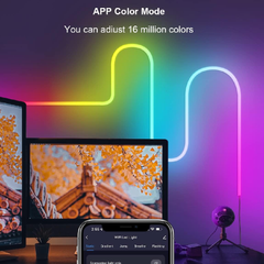 WIFI RGBIC Neon Rope Light: 5M 300LED WiFi Neon LED Strip Light 12V with Music Sync, Smart Life App Control, 5 Meters