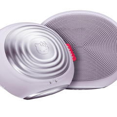 Geske Hello Kitty Sonic Thermo Facial Brush 5 in 1,Purple