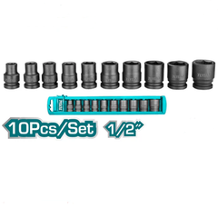 10PCS CR-MO 1/2" طقم طربوش صناعي Total