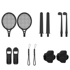 Lucky Fox 12 in 1 Sports Kit for Nintendo Switch 2 - Black