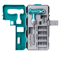 25PCS T-HANDLE مفك براغي طقطاق Total
