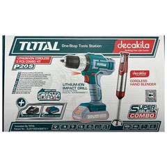 20V 2.0Ah 10mm مقدح بطاريتين ليثيوم شنطة رجراج +هدية Total