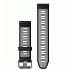 Garmin Band for Forerunner 265 Black / Powder Gray With Slate Hardware 22MM | 010-11251-A0