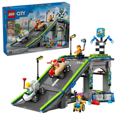 LEGO 60460 بلا حدود: مضمار سباق السيارات بمنحدر