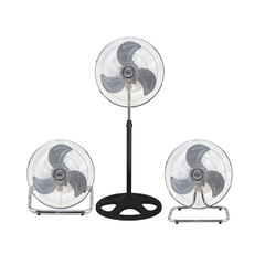Zilan 3 In 1 Stand Fan 18-Inch Stand/Floor/Desk | ZLN3840
