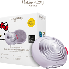 Geske Hello Kitty Sonic Thermo Facial Brush 5 in 1,Purple