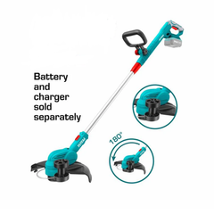 (TOOL ONLY) 20V مكنة قص غازون بطارية مع دولاب Total