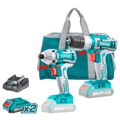 20V مجموعة مقدح بطارية+فرد شد براغي تورك Total