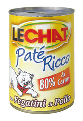 LeChat Adult Paté Ricco Wet Cat Food - 400g