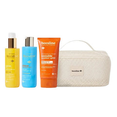 Beesline After Sun Milk + Ultrascreen Invisible SPF50 + Suntan Oil + FREE Pouch Offer